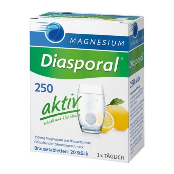 Food supplement with sweeteners to support the supply of magnesium.