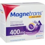Food supplement with high magnesium. With Orange-Mint Flavor.