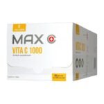 MAX VITA C 1000 - a dietary supplement supporting the immune and nervous systems. The product is intended for adults. Vitamin C supports the functioning of the nervous system and immune system