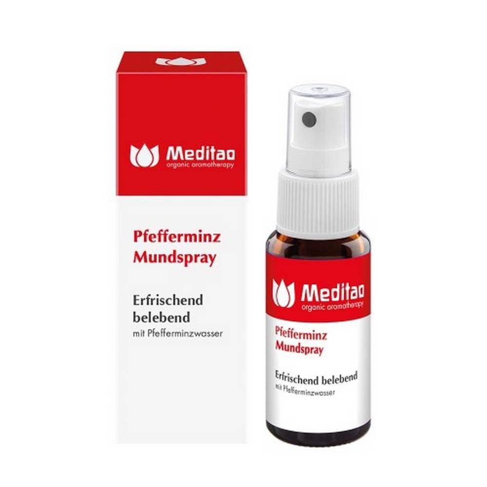 meditao peppermint mouth spray 10 ml Refreshingly invigorating with peppermint water.
