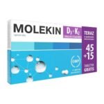 Molekin D3 + K2 - a dietary supplement intended for adults. Do not use in the case of tuberculosis, sarcoidosis, some types of lymphomas. Be especially careful if you are prone to blood clots. Do not exceed the recommended daily dose.