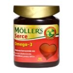 Moller's Omega-3 Heart contains a unique combination of omega-3 EPA, plant DHA, &alpha;-linolenic acid (ALA), and vitamin E.