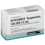 For infections caused by nystatin-sensitive yeasts.