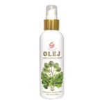 Burdock root oil with herbs - for hair, face and body care.