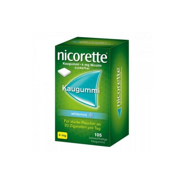 Chewing gum containing active ingredients for the treatment of tobacco addiction.