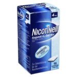 Chewing gum containing active ingredients for the treatment of tobacco addiction.