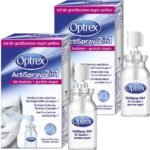 Liposomal eye spray in a double pack.
