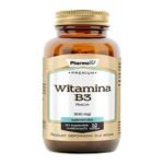 Pharmovit Premium Vitamin B3 - a dietary supplement intended for adults. Vitamin B3, otherwise niacin, supports the maintenance of normal psychological functions, supports the maintenance of the proper condition of the mucous membranes, supports the proper functioning of the nervous system