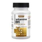 Vitamin B1 - a dietary supplement supporting the nervous system. Product intended for adults. Vitamin B1 supports the proper functioning of the nervous system, supports the proper functioning of the nervous system, supports the maintenance of normal psychological functions.
