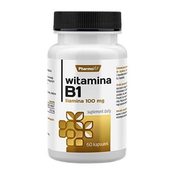 Vitamin B1 - a dietary supplement supporting the nervous system. Product intended for adults. Vitamin B1 supports the proper functioning of the nervous system, supports the proper functioning of the nervous system, supports the maintenance of normal psychological functions.