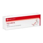 For repeated, temporally limited application as an antiseptic in damaged skin, such as Decubitus (pressure ulcers), Ulcus cruris (leg ulcers), superficial wounds and burns, infected and super-infected skin diseases.