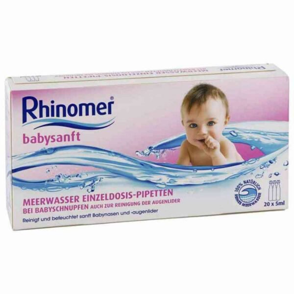 When baby has a runny nose, also to the cleaning of the eyelids.
