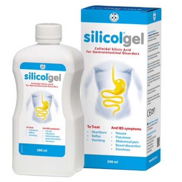 Containing silica from the mineral substance silicon and oxygen.
