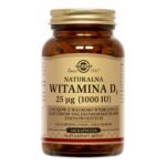 Natural Vitamin D3 25 &micro;g (1000 IU) - dietary supplement. Pregnant women, nursing mothers and people taking medication or ill people should consult a doctor before taking the preparation