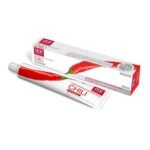 Toothpaste with chili pepper extract for teeth whitening.