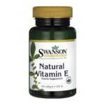 Swanson Vitamin E Natural is a dietary supplement containing natural vitamin E. Do not exceed the recommended daily dose