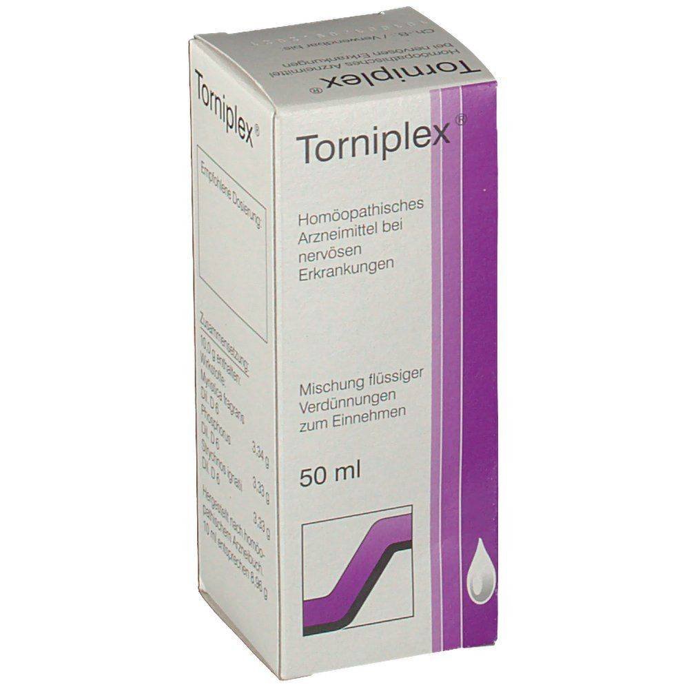torniplex drops 50 ml Homeopathic medicine for nervous related ailments.