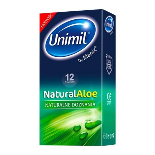 Unimil Natural Aloe, condoms.