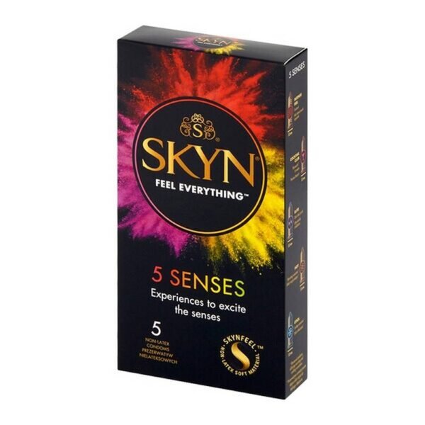 Unimil Skyn 5 Senses, non-latex condoms, 5 pcs.