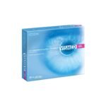 Hydrogel for sustained wetting of the eye. Sterile, free of preservatives.