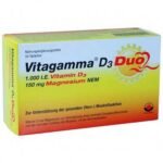 Dietary Supplement with Vitamin D and Magnesium.