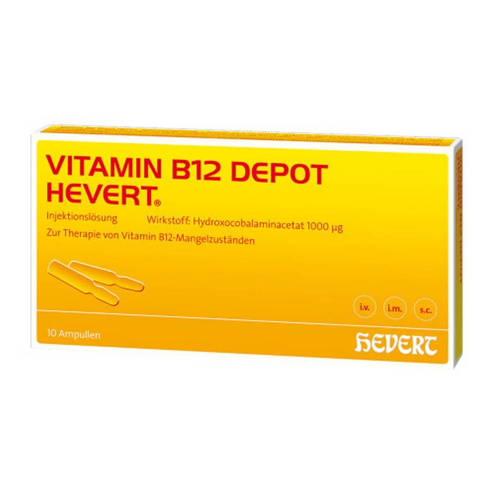 VITAMIN B12 DEPOT HEVERT, 10
