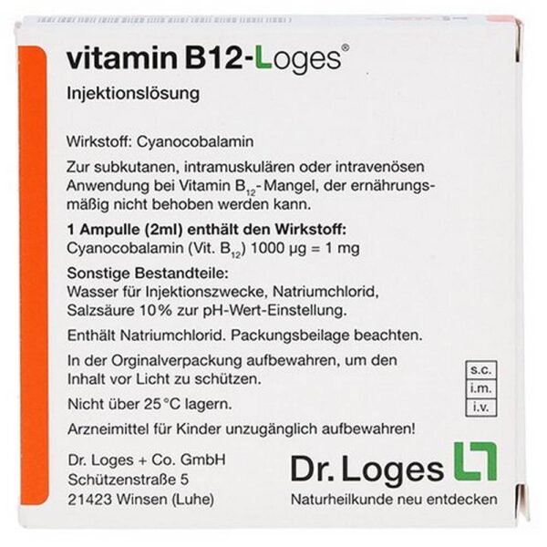 In the case of vitamin B12 deficiency, the nutritionally can not be fixed.