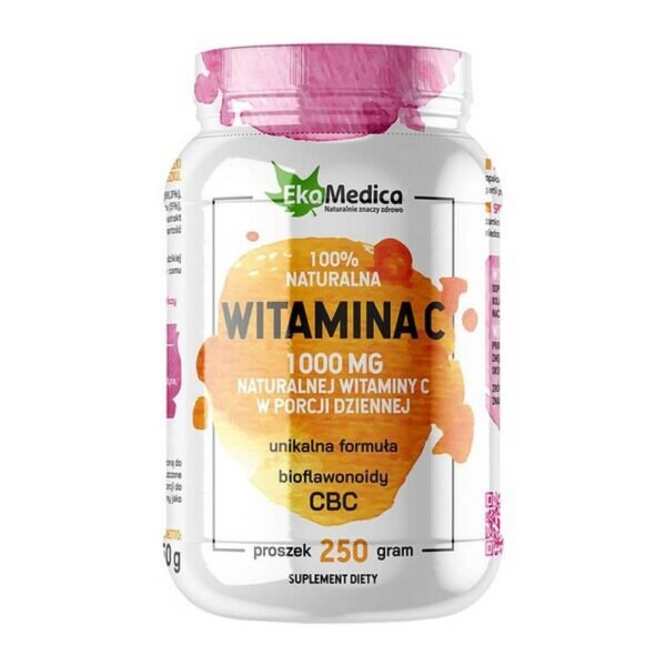 Vitamin C CBC - a dietary supplement containing vitamin C from blackcurrant juice. The product is intended for adults, Pregnant and lactating women should consult a doctor. Do not exceed the recommended daily dose.