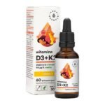 Vitamin D3 (2000 IU) + K2 + Omega-3 - a dietary supplement containing natural ingredients without artificial additives. Product intended for adults. Vitamin D supports the proper functioning of the immune system, supports the maintenance of healthy teeth and supports the proper functioning of the muscles.