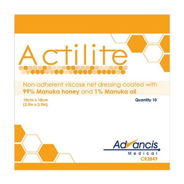 Actilite, mesh dressing with Manuka honey, 10 pcs