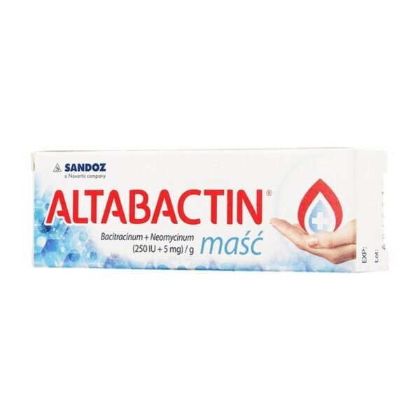 Altabactin is a medicinal product used for small wounds and cuts.