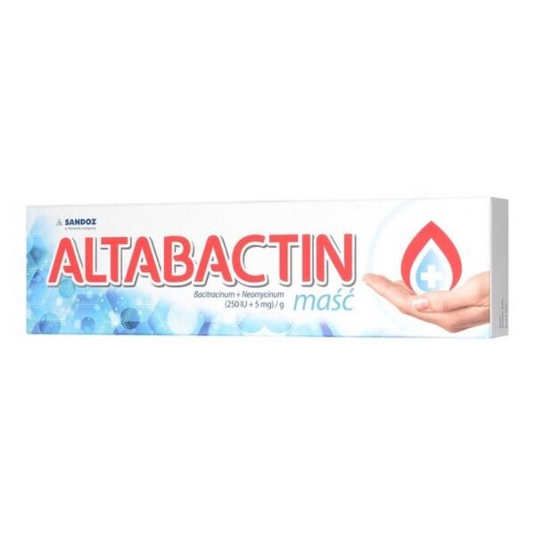 Altabactin is a medicinal product used for small wounds and cuts.