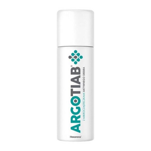 Medical device. It is a patented complex of titanium dioxide covalently bonded with monovalent silver ions.Creates an effective protective barrier that prevents maceration of wounds and prevents the formation of infections Argotiab spray intended for topical application supports the treatment and regeneration of wounds with exudate, in the course of diabetic foot, athlete's foot, and in the case of venous ulcers and bedsores, as well as small wounds cut.