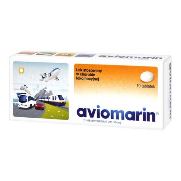 Aviomarin is a medicinal product used to prevent motion sickness. It also treats nausea and vomiting of other origins. Aviomarin is antiemetic, mildly sedative and anti-allergic. The onset of action occurs after 20-30 minutes.