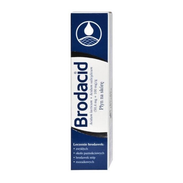 Brodacid is a cutaneous liquid used to treat common, nail, foot and mosaic warts.