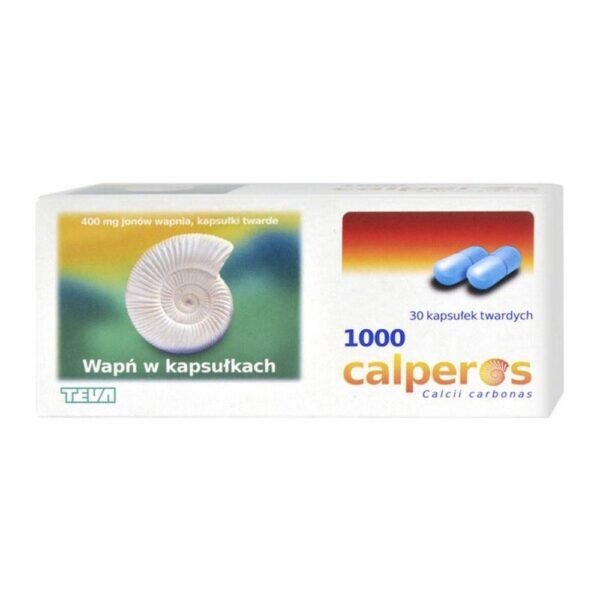 Calperos 1000 is a medicinal product that is a source of ionized calcium, for use in states of increased demand, osteoporosis, after fractures, as an aid in allergies.states of increased demand for calcium: the period of intensive growth in children and adolescents as well as during pregnancy and during lactation;