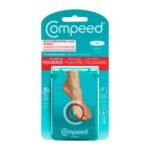 Medical device Compeed Bladder plasters mix types is a comprehensive solution for blisters, regardless of the cause of their occurrence (e.g. running, new shoes, etc.). The product provides immediate pain relief and supports natural healing.