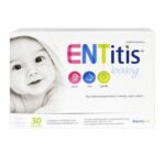 ENTitis baby - a dietary supplement intended for infants over 6 months of age and children. Streptococcus salivarius K12 strain colonizes the oral cavity and nasopharynx. It supports the production of lantibiotics called inhibitory substances, acting antagonistically on pathogenic microorganisms
