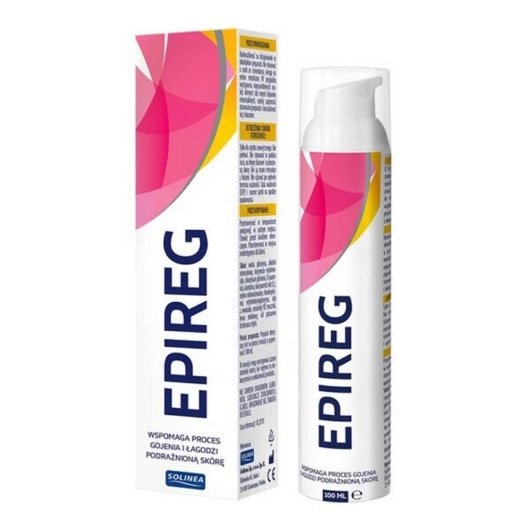 Epireg, emulsion. Medical component. It is intended to support the treatment and alleviate the symptoms of dry, irritated and sensitive skin.