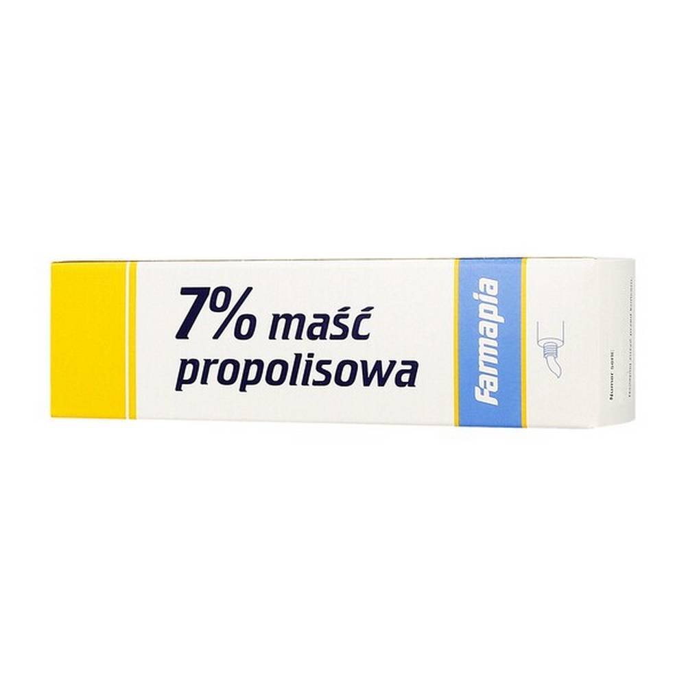 farmapia propolis ointment 7 20 g Maść propolisowa 7% – chroni i pielęgnuje naskórek, wzmacnia go i odżywia oraz dodatkowo przyspiesza proces jego odnowy.