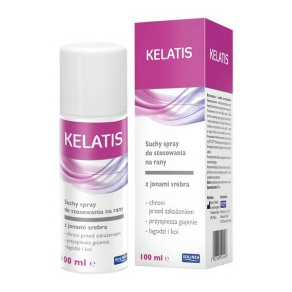 Kelatis medical device is a spray powder for wounds, containing 2.5% ionic silver.