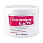 The medical device Poldermin Hydro is an intensely moisturizing and skin care cream with the addition of β-glucan, xylitol and flax seed extract. It is dedicated in particular to dry, sensitive and atopic skin.