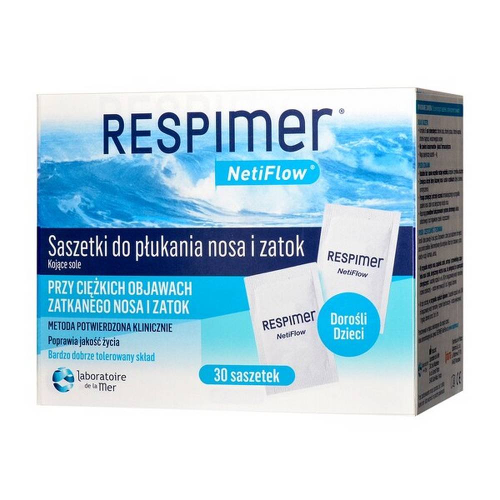 RESPIMER Netiflow Sachets pour Irrigation Nasale 0.0 - Pharmacie