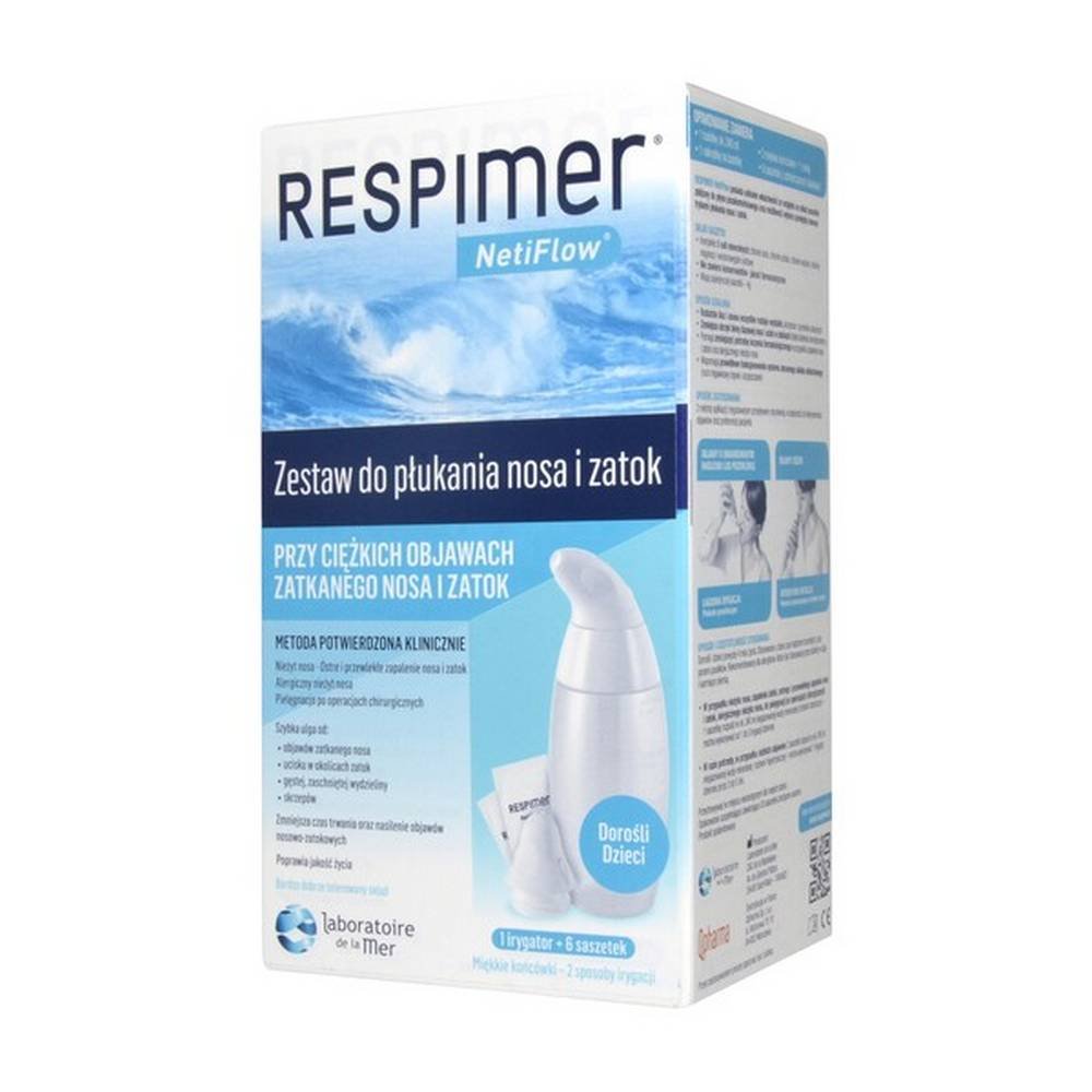 Respimer Netiflow, nasal and sinus irrigation sachets, 30 – ApoZona