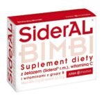 SiderAL BIMBI - a dietary supplement containing iron, B vitamins and vitamin C, i.e. ingredients supporting the nervous and immune systems. Iron helps in the proper transport of oxygen in the body, helps in the proper functioning of the immune system.