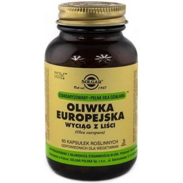 Solgar European Olive Leaf Extract - Natural Immunity Booster Capsules