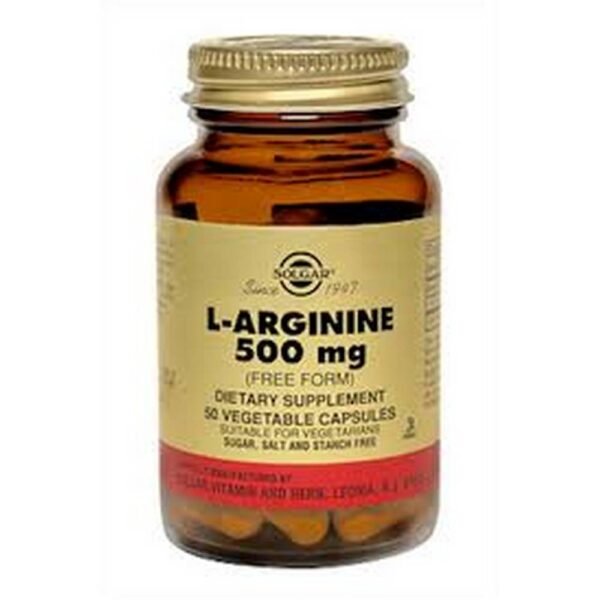 Solgar L-Arginine is an Amino Acid Supplement Tablet that Affects Whole Body Health