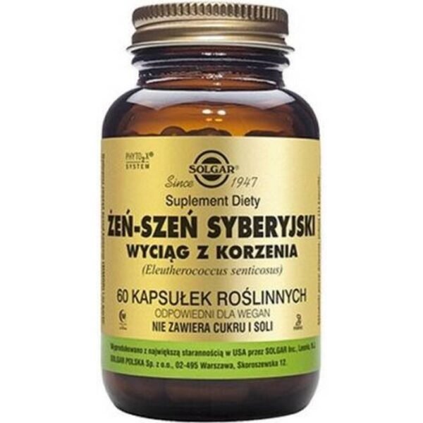 Siberian ginseng is an excellent plant that supports the human body and has been scientifically proven to work for many years. It helps in the proper functioning of the immune system, contributes to the maintenance of proper blood circulation, which affects the functioning of the brain. Ginseng promotes optimal mental and cognitive performance, increases physical and mental energy, and supports mental and physical abilities in the event of weakness, exhaustion, fatigue and during recovery.