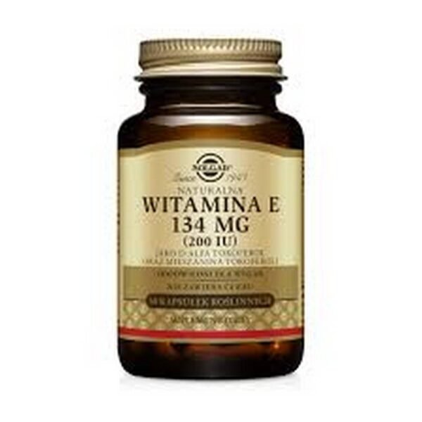 Solgar Natural Vitamin E is a Whole Body Support Capsule (50 Veggie Caps). The product contains natural vitamin E.