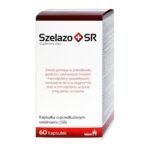 Szelazo + SR - a dietary supplement containing a high content of iron Fe, vitamins C, B6, B12 and folic acid. A product intended for adults. Iron helps in the proper production of red blood cells and hemoglobin, the proper transport of oxygen in the body and in reducing the feeling of tiredness and fatigue.